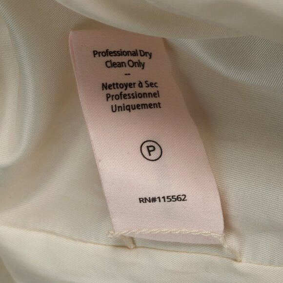 Cinq a Sept Maddie Ivory Metallic Beaded Tweed Blazer - Picture 12 of 12